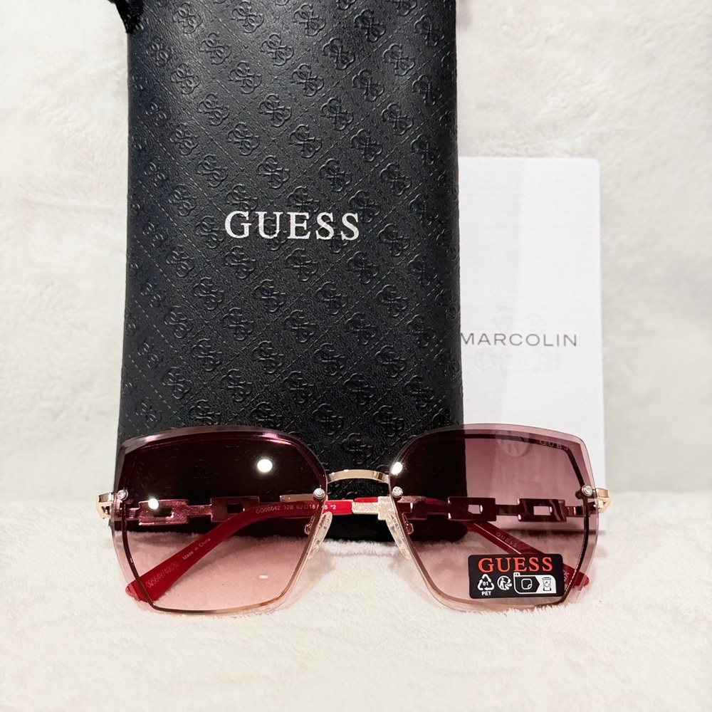 Guess Women's Gradient Red Sunglasses
